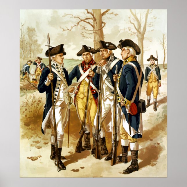 Poster Infanterie De La Guerre Révolutionnaire (Devant)