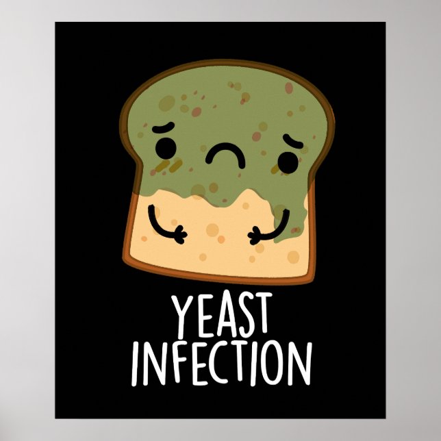 Poster Infection par la levure Fundy Pain Pun Dark BG (Devant)