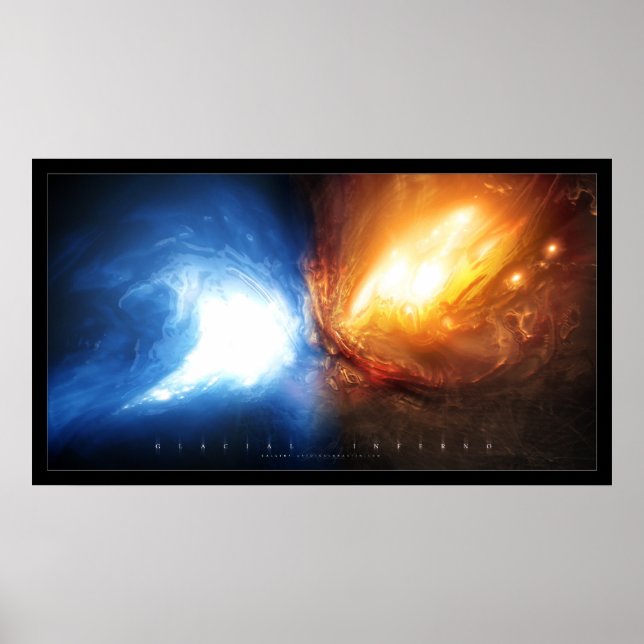 Poster Inferno glacial (Devant)