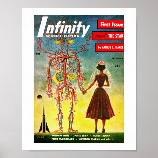Poster Infinity Science Fiction (nov. 1951) (Devant)
