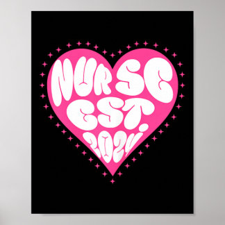 Poster Infirmière 2024 - Cadeau pour nouvelles infirmière