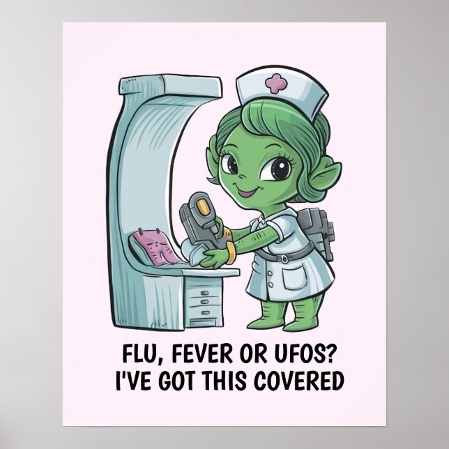 Poster Infirmière Alien (Devant)