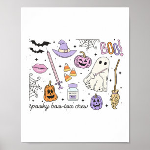 Poster Infirmière Boo-tox éffrayante Halloween Botox Infi