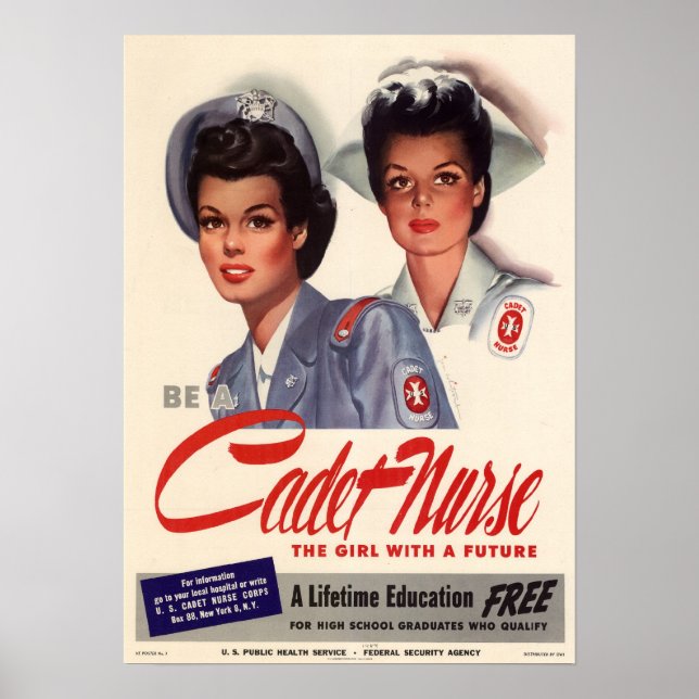 Poster Infirmière cadette (Devant)