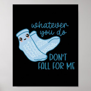 Poster Infirmière CNA Risque d'automne Travailleur de san