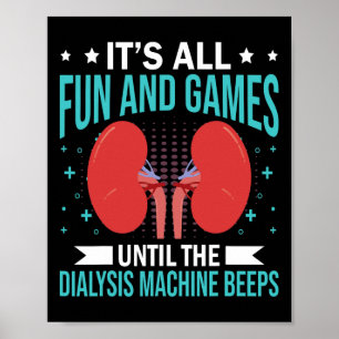 Poster Infirmière de dialyse rénale