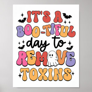 Poster Infirmière dialyse Halloween Supprimer Toxin Rein 