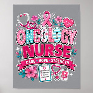 Poster Infirmière en oncologie Sensibilisation au cancer