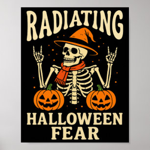 Poster Infirmière en radiologie d'Halloween