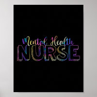 Infirmière en santé mentale Tie Dye Psych Psychiat
