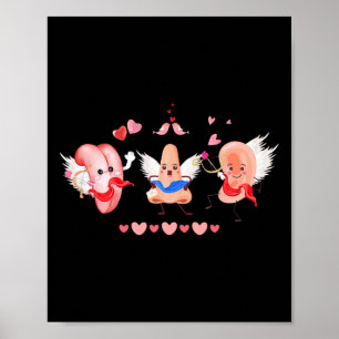 Poster Infirmière ORL de la Saint-Valentin Oreille Nez 