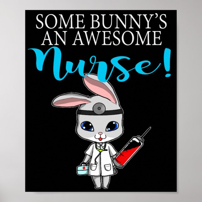 Poster Infirmière RN LPN CNA ER Infirmière (Devant)