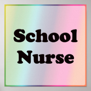 Poster Infirmière scolaire