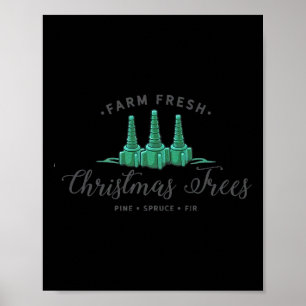Poster Infirmière thérapeute respiratoire noël rt xmas ar
