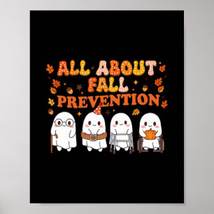 Poster Infirmière tout sur la prévention des chutes Migno
