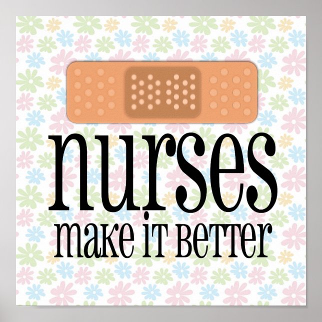Poster Infirmières et infirmiers, Bandage (Devant)