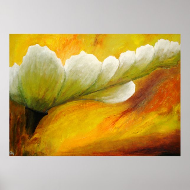 Poster Inflorescence vitale Abstraite (Devant)