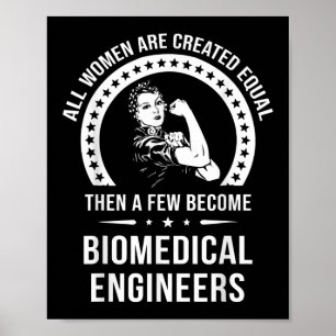 Poster Ingénieur Biomédical Pour Femmes Ingénieur Biomédi