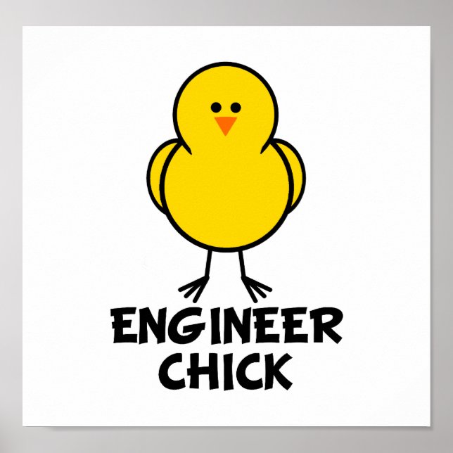 Poster Ingénieur Chick (Devant)