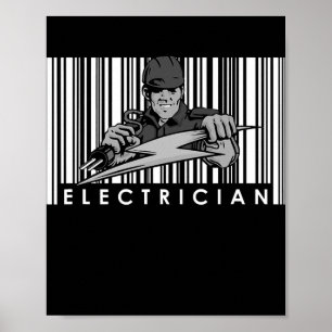 Poster Ingénieur électrique Lineman Job Electrician