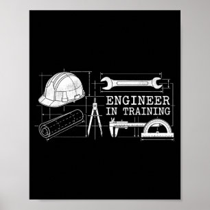 Poster Ingénieur en formation Futur ingénieur Ingénierie