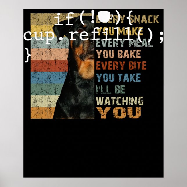 Poster Ingénieur logiciel de codage intelligent de rempli (Devant)