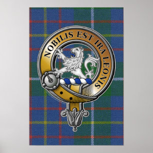 Poster Inglis Tartan & Badge