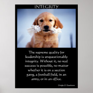 Poster INGRITY Golden Retriever marionnette avec une cord