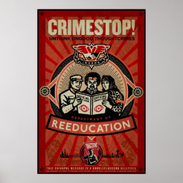 Poster INGSOC 1984 Thoughtcrime Imprimer