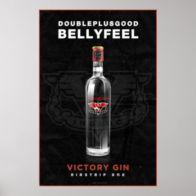 Poster INGSOC 1984 Victory Gin (Devant)