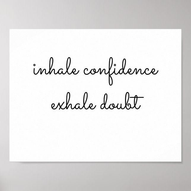 Poster inhale exhale (Devant)