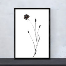Ink Pansy Art - Des motifs floraux captivants