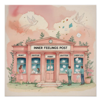 Poster Inner Feelings Post Office — Letters Never Sent