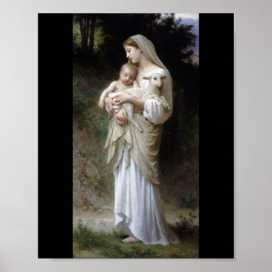 Poster Innocence (Madonna et Enfant), Bouguereau