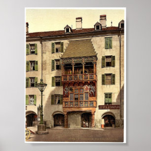 Poster Innsbruck, le Porc d'Or, Tyrol, Australie