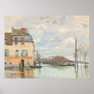 Poster Inondation à Port-Marly - Alfred Sisley Beaux-Arts