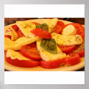Poster insalata di caprisi