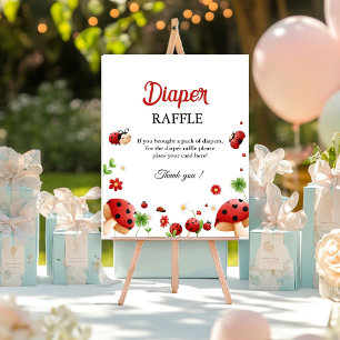 Poster insecte de l'amour baby shower de tombola de couch