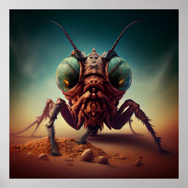 Poster insecte géant (Devant)