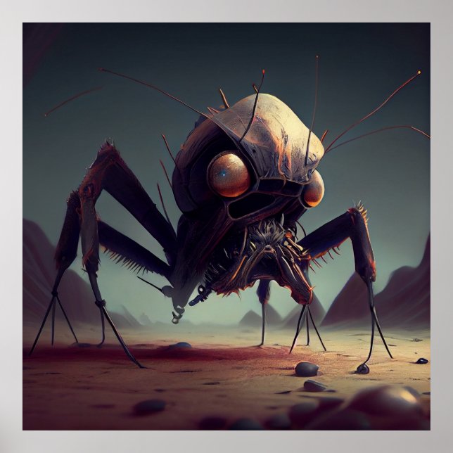Poster insecte géant (Devant)