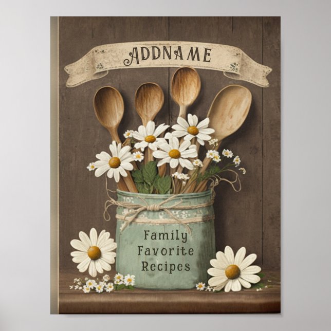 Poster Insertion frontale du Classeur de recette personna (Devant)