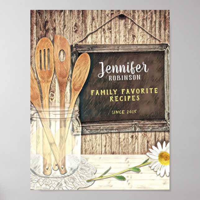 Poster Insertion frontale du Classeur de recette personna (Devant)