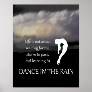 Poster inspirant Dance in the Rain