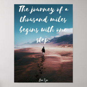 Poster inspirant Lao Tzu