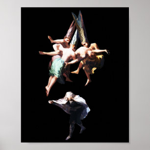 Poster Inspiration de Francisco Goya, Vol de sorcières