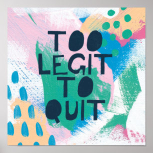 Poster Inspiration lumineuse III   Trop Legit Pour Quitte
