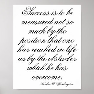 Poster Inspiration murale du mois noir, Citation motivati