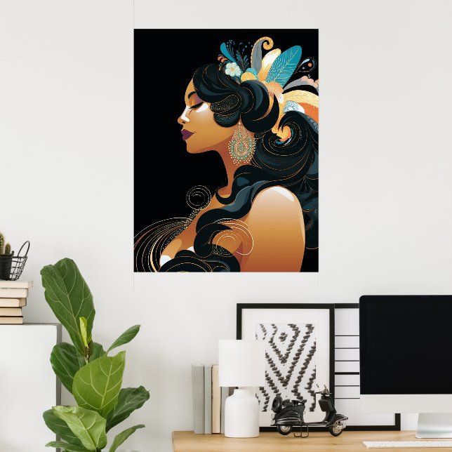 POSTER INSPIRATION NATIVE #3 (Bureau à domicile)