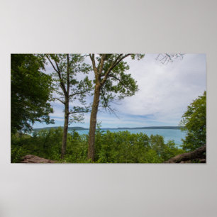 Poster Inspiration Point, Glen Helen Lake, Michigan.