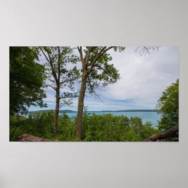 Poster Inspiration Point, Glen Helen Lake, Michigan. (Devant)